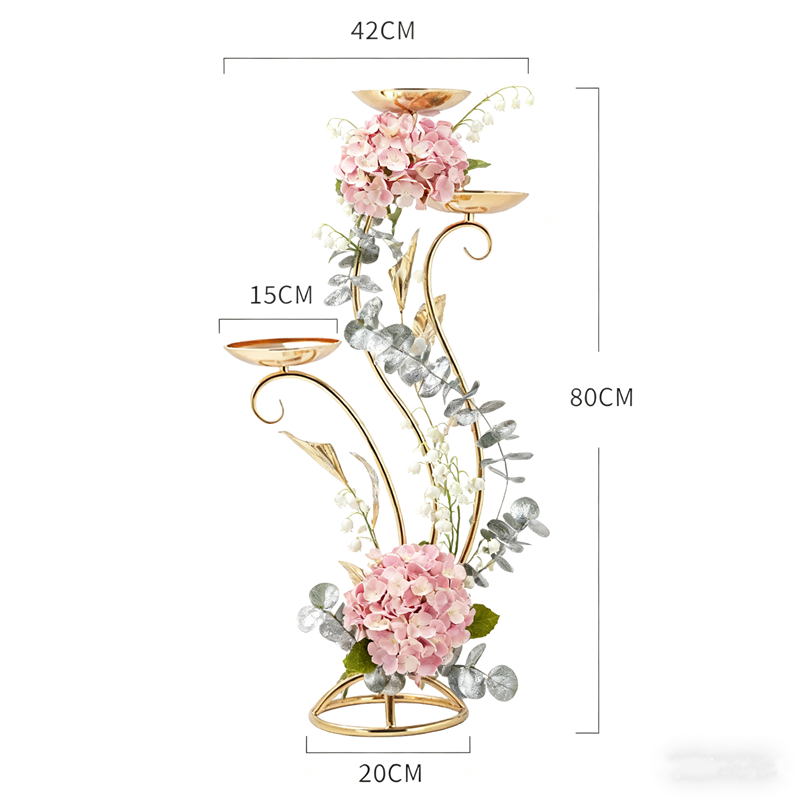 Wedding Decor Supply Store - Золотая подставка для цветов для магазина