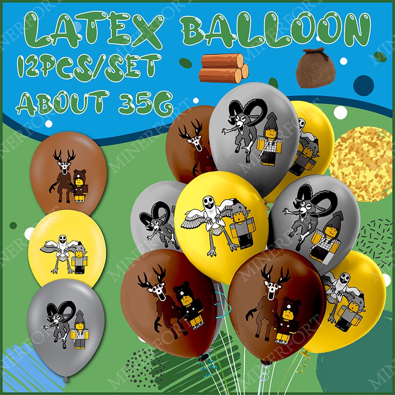 Confetti Balloon Set - ROBLOX 99 ночей в лесу, латексные