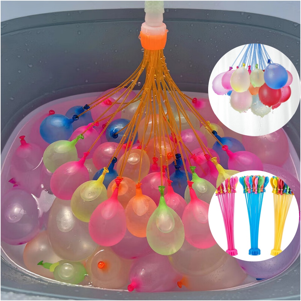 Confetti Balloon Set - Быстрозаполняемые самозапечатывающиеся водные шары для летних