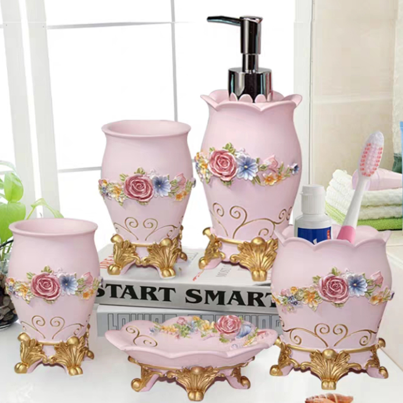Wedding Bathroom Supply Kit - 5 шт. модные принадлежности для ванной