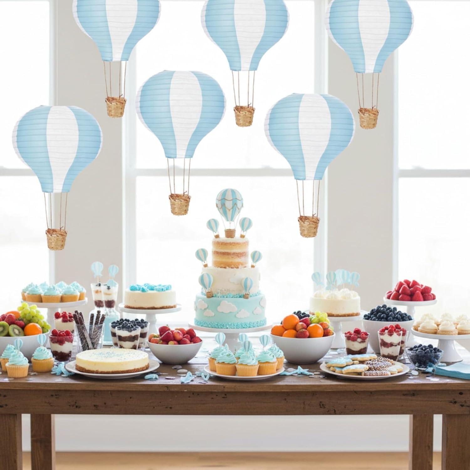 Набор из 6-12 подвесных бумажн – обзор и цена Confetti Balloon Set