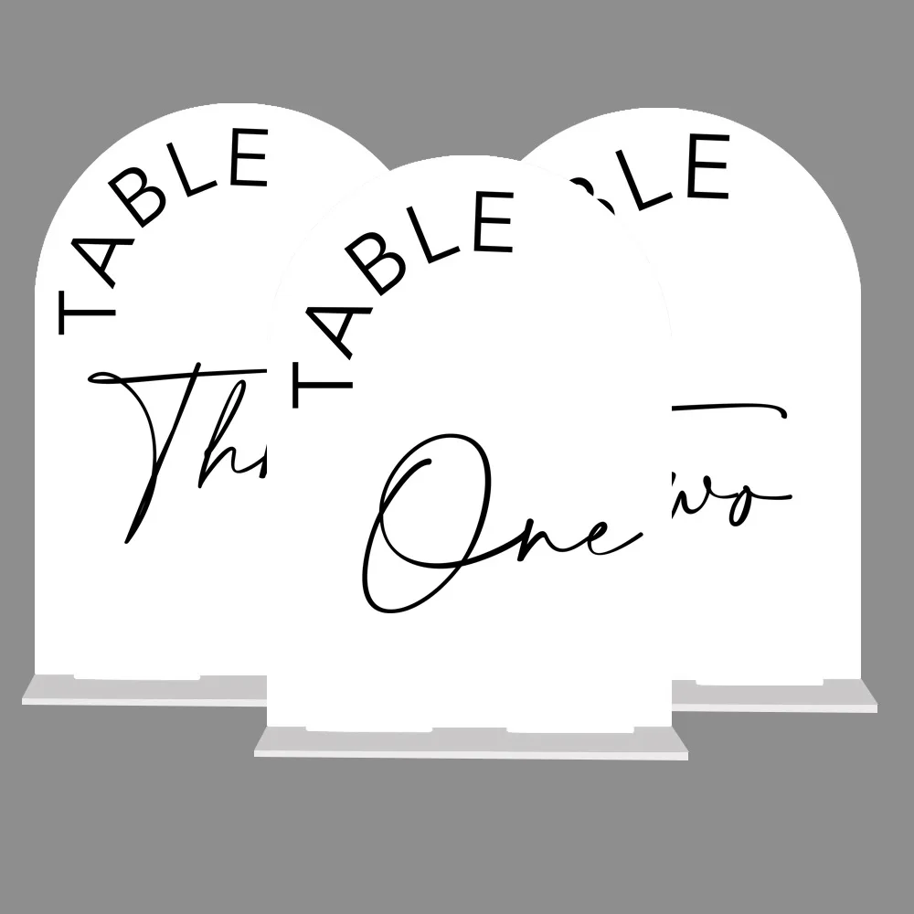 Золотые зеркальные акриловые н – обзор и цена Table Number Gold