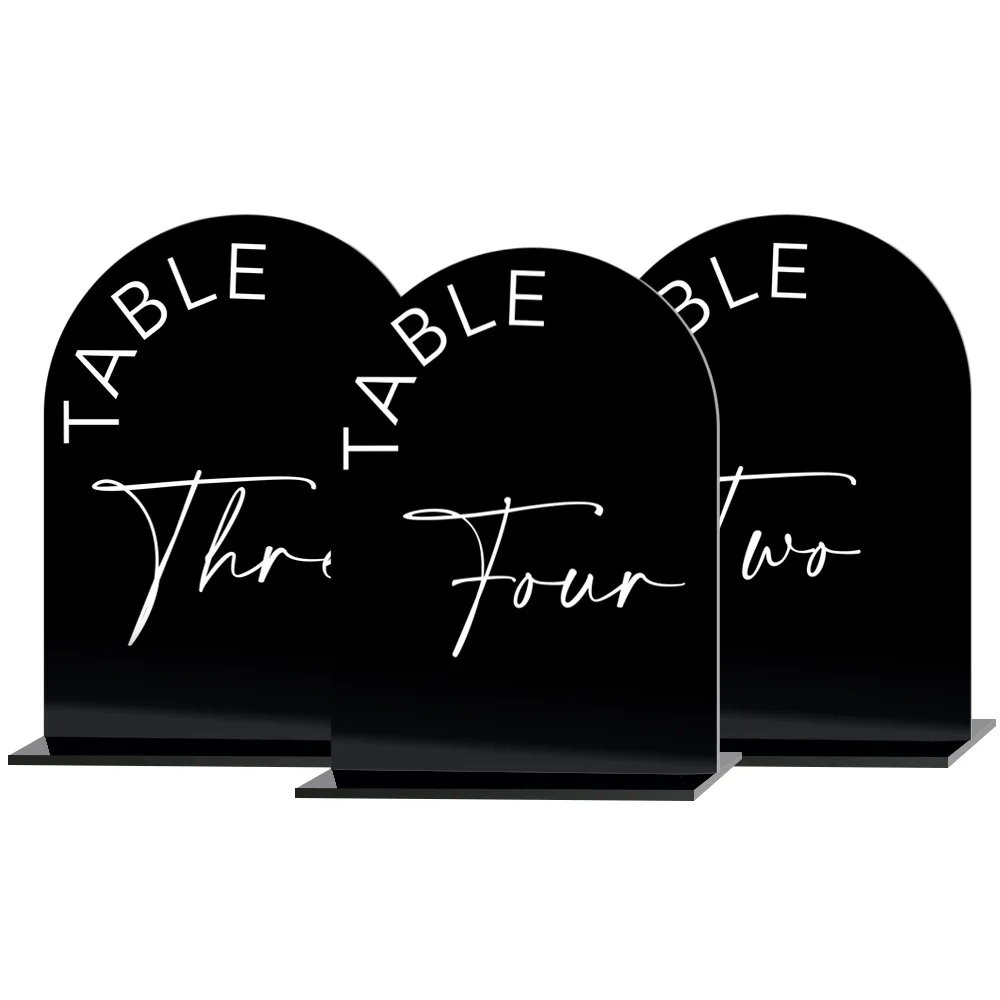 Золотые зеркальные акриловые н – обзор и цена Table Number Gold