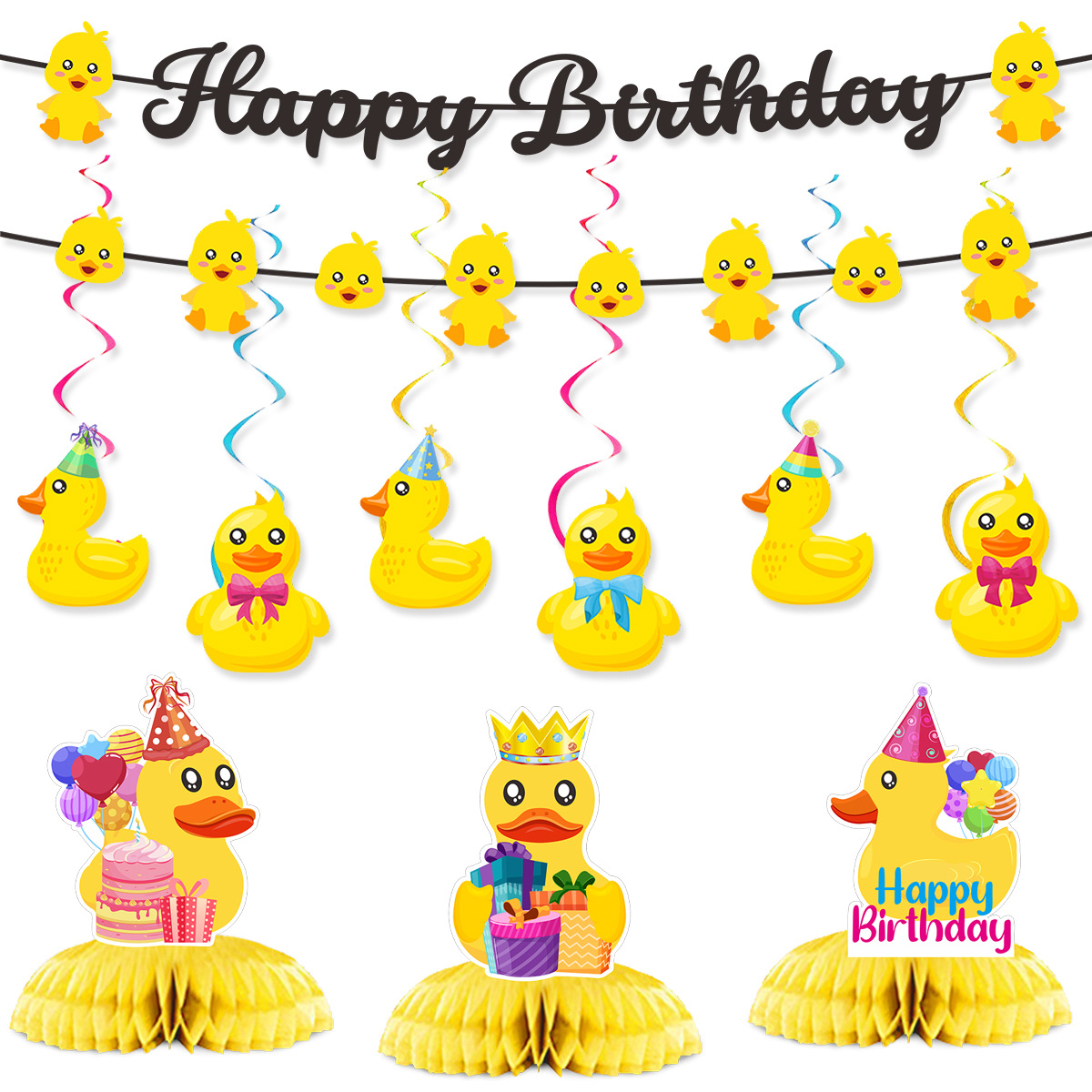 Милый баннер с утятами для дня – обзор и цена Confetti Balloon Set