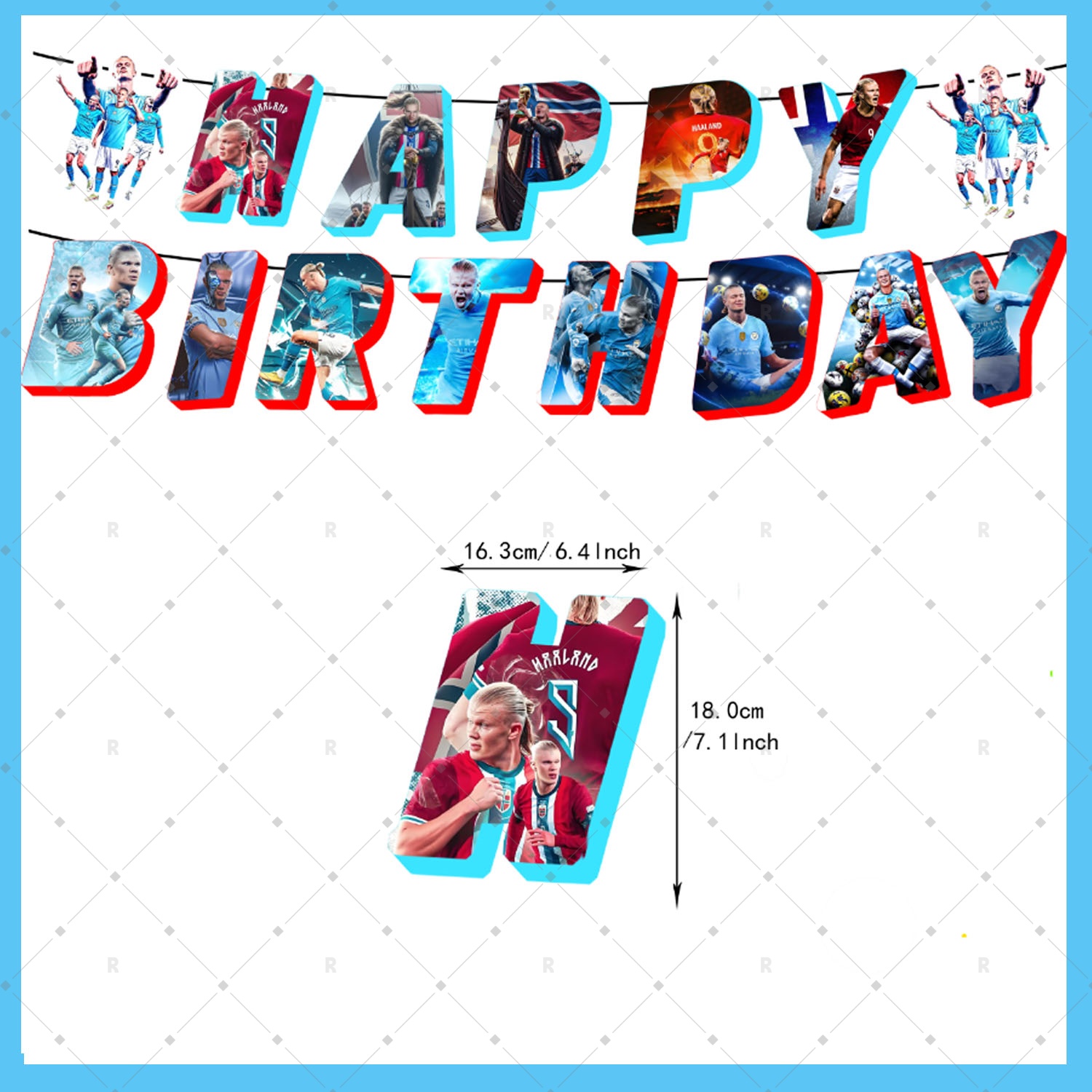 Эрлинг Хааланд Футболист Украш – обзор и цена Confetti Balloon Set