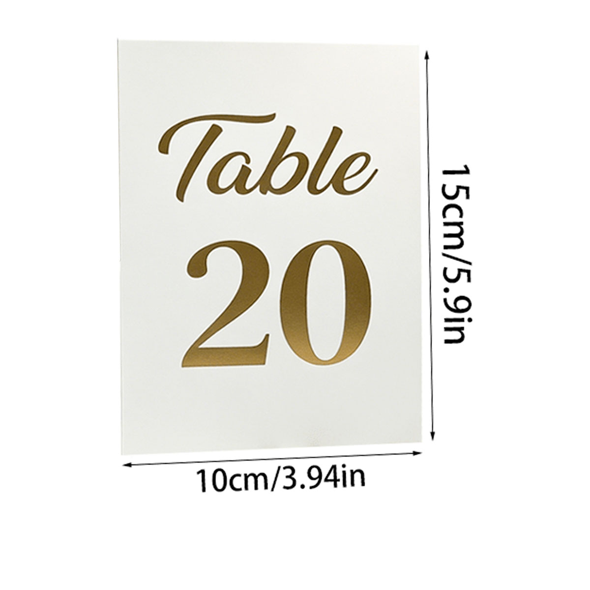 Набор из 10 золотых карточек-н – обзор и цена Table Number Gold