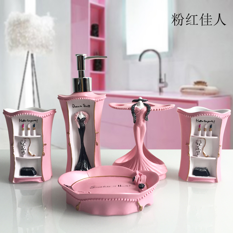 5 шт. модные принадлежности дл – обзор и цена Wedding Bathroom Supply Kit