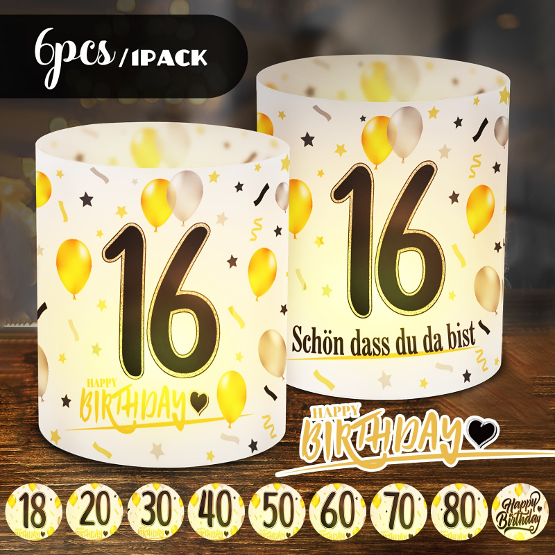 6 шт. Абажуры для настольных л – обзор и цена Table Number Gold
