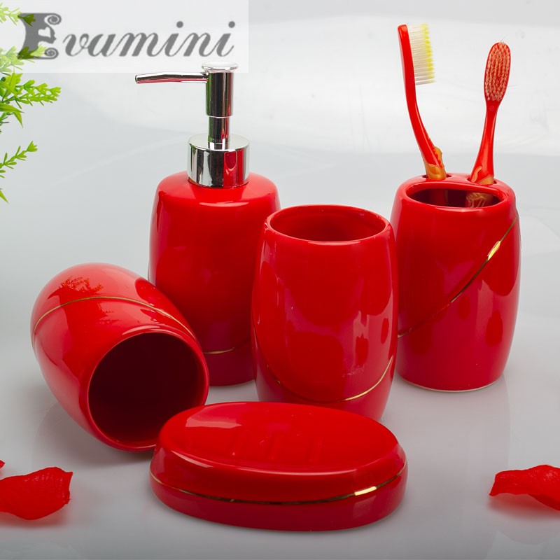 Белый керамический набор прина – обзор и цена Wedding Bathroom Supply Kit